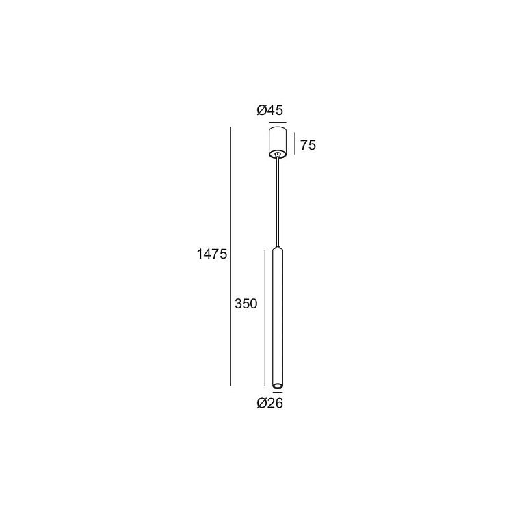 Skarlat  RHL7732 3W WH 3000K
