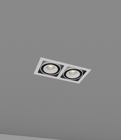 Skarlat  RGL7116-2 2×18W WH+BK 3000K