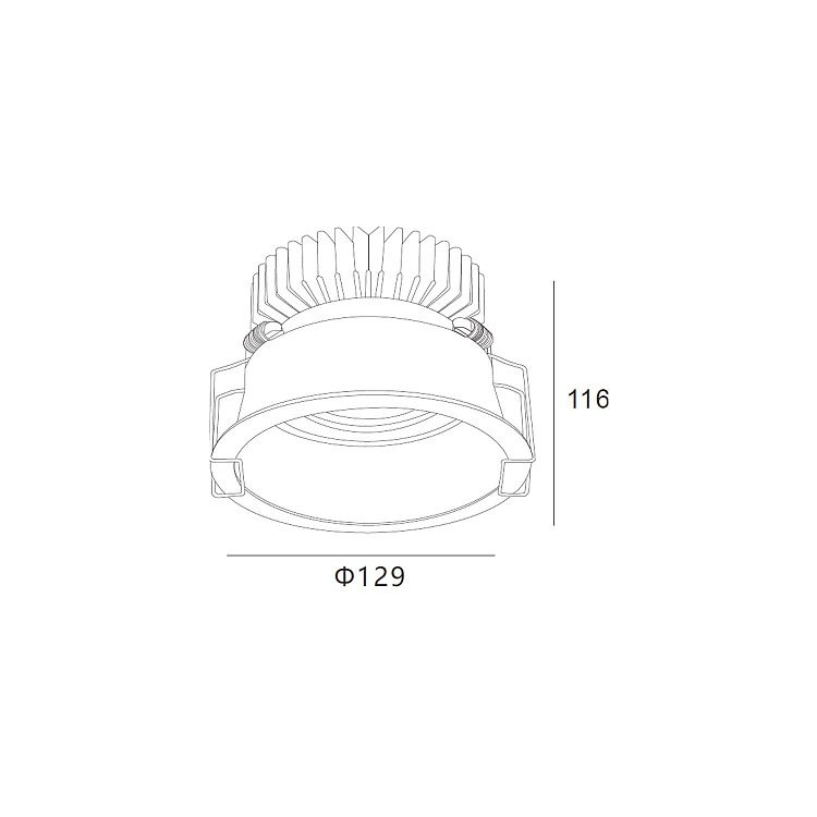 Skarlat RSL74W005-5 30W BK 4000K