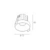 Skarlat  RSL74238 10W WH 4000K-0