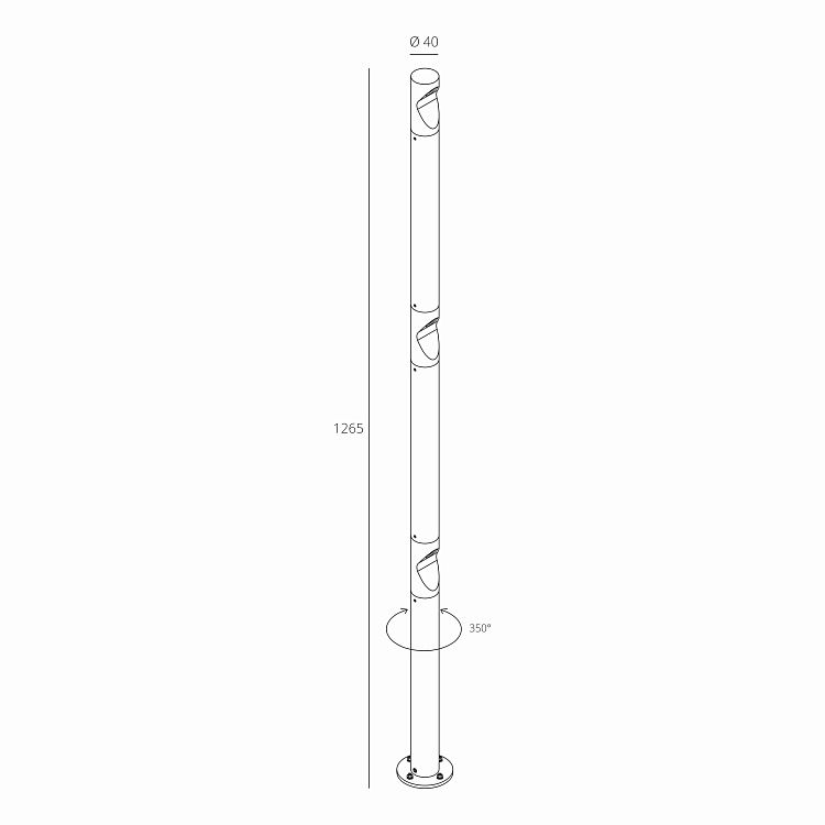 Skarlat ROL20240 3×2W BK 3000K