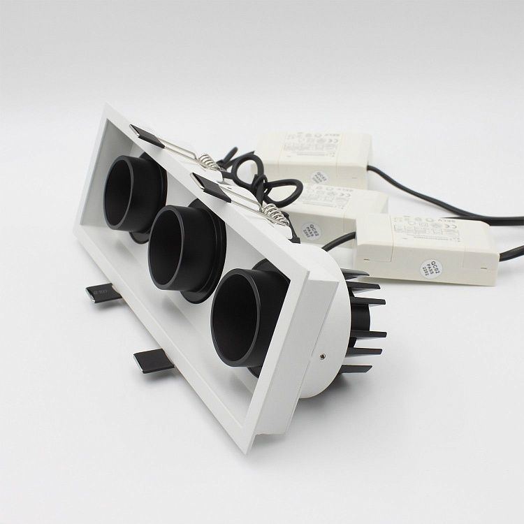 Skarlat  RSL74092-3 3×10W WH+BK 4000K
