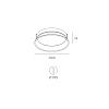 Skarlat  RDL73033 20W BK 4000K-0