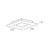 Skarlat  RSLC78063 12×1.5W WH+BK 3000K-0