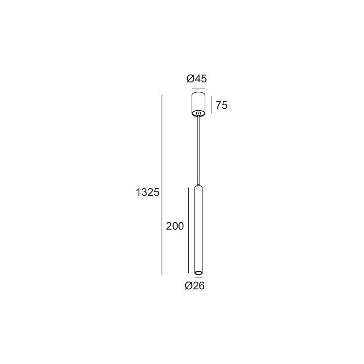 Skarlat  RHL7728 3W WH 3000K