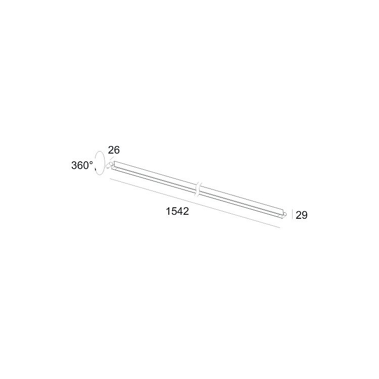 Skarlat  RWLB156 30W BK 3000K