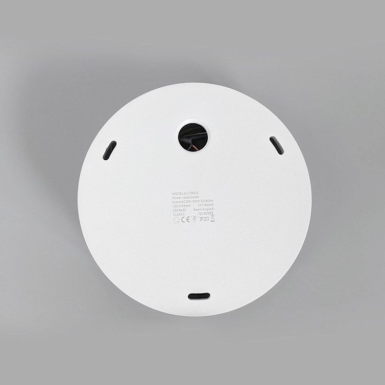 Skarlat  RSLС78032 3×3W WH+BK 3000K