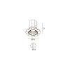 Skarlat RFL76087 7W WH+BK 4000K-0
