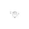 Skarlat RSL74091-2.5 7W BK 3000K-0