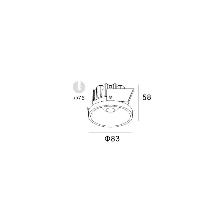 Skarlat RSL74091-3 12W WH 4000K