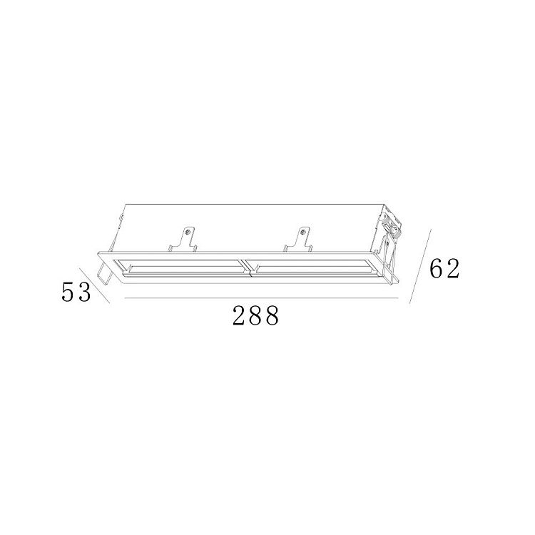 Skarlat  RSL74105 10×2W WH+BK 3000K