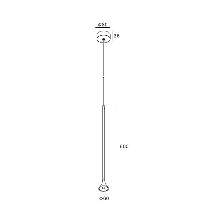 Skarlat  RHL7750 5W BK 3000K