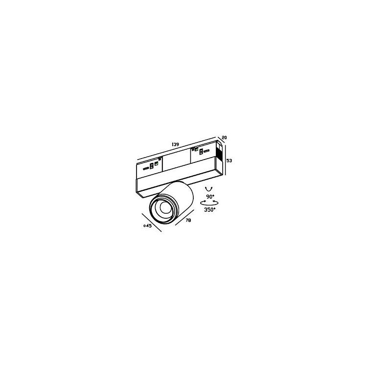 Skarlat RGD2027 7W BK 3000K