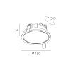Skarlat  RDL73076 7W WH 4000K-0