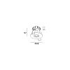 Skarlat RSL74189 3W WH+BK 4000K-0
