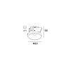 Skarlat RSL74091-3 12W BK 4000K-0