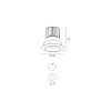Skarlat RSL7468-2.5 7W WH 4000K-0
