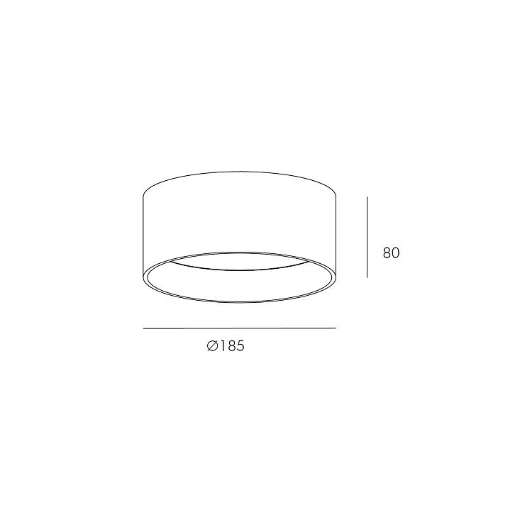 Skarlat RDLC79032 20W BK 4000K