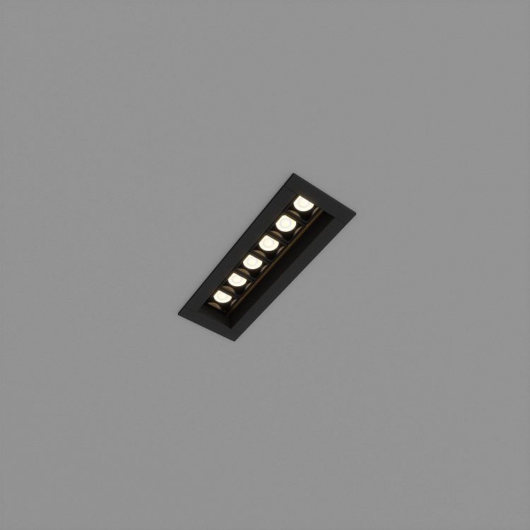 Skarlat  RSL74165 6×2W BK+GD 3000K