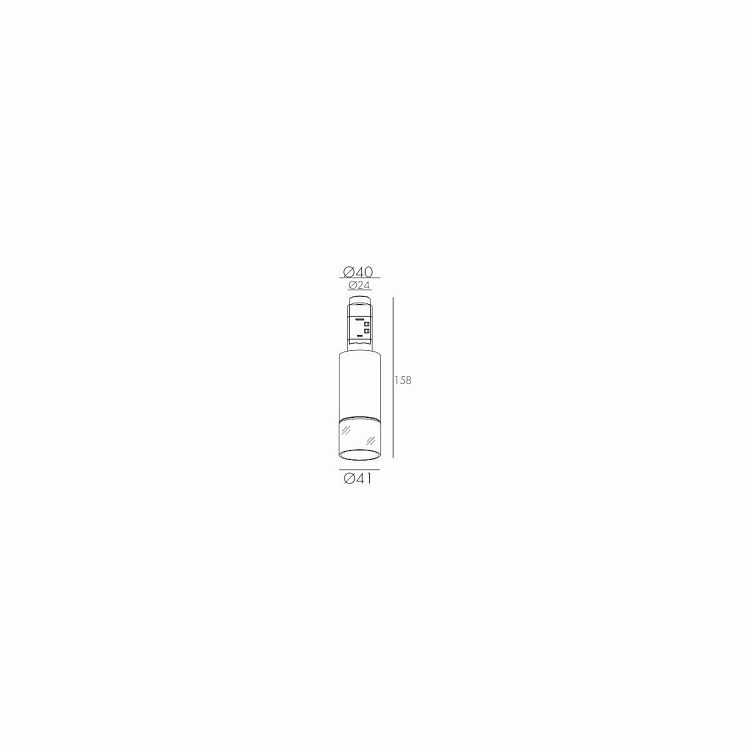 Skarlat RCD-MZ09 5W BK 3000K