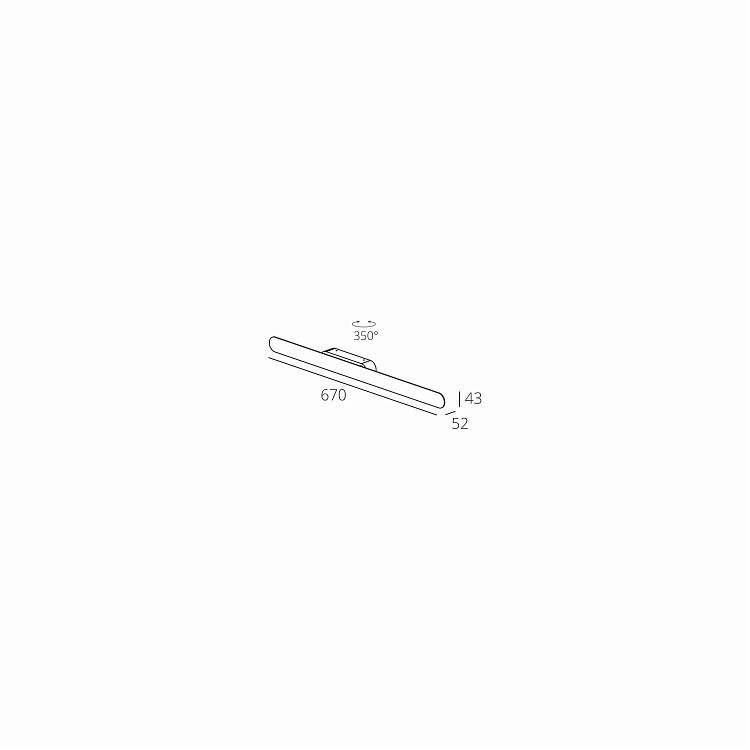 Skarlat  RWLB171 10W BK 4000K