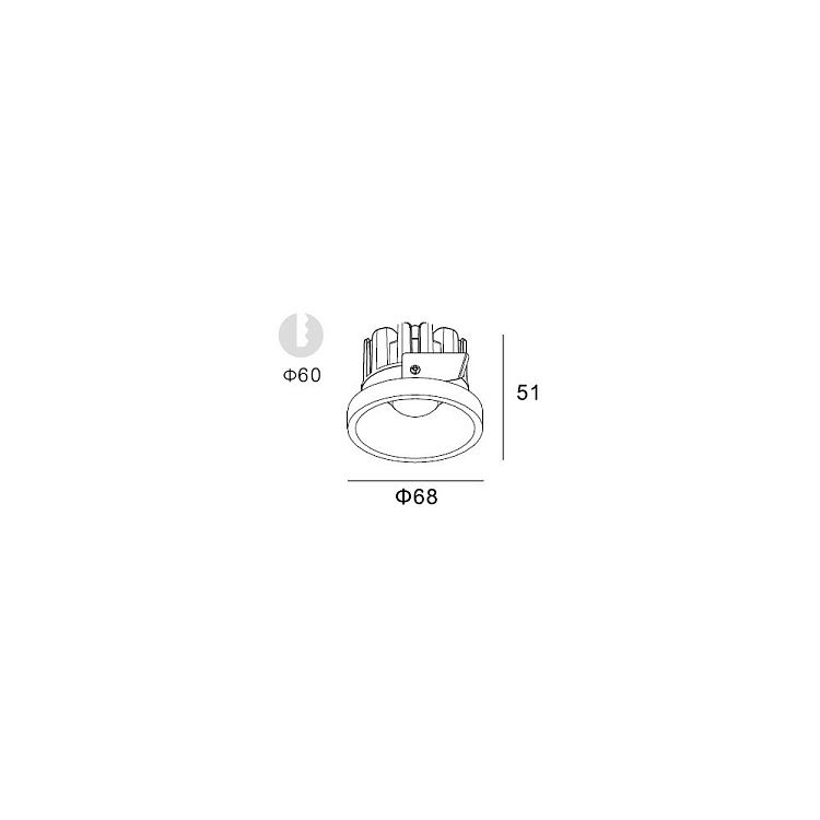 Skarlat RSL74091-2.5 7W WH 3000K