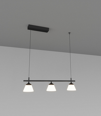 Skarlat RHL77026 3*6W BK 4000K