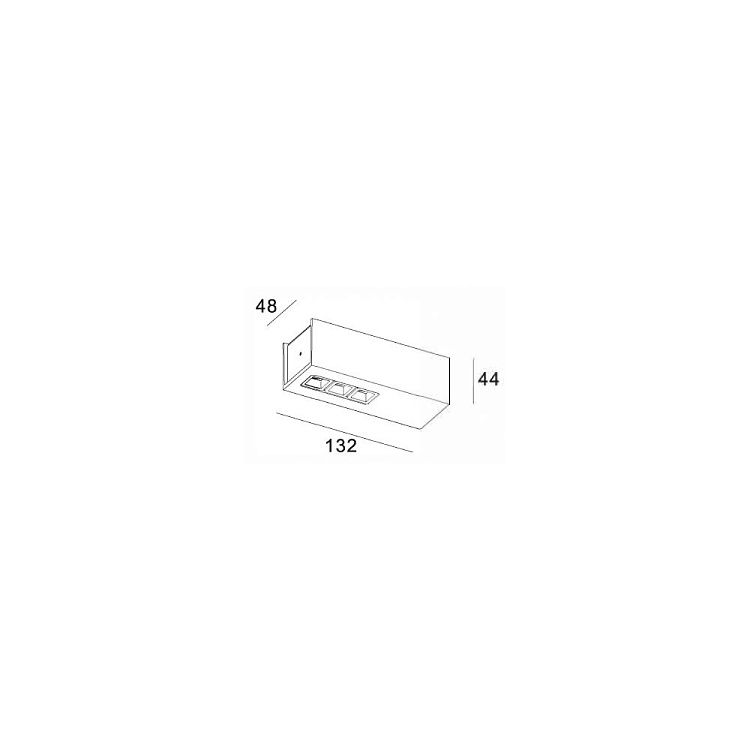 Skarlat RSLC78036 3×2W BK 3000K