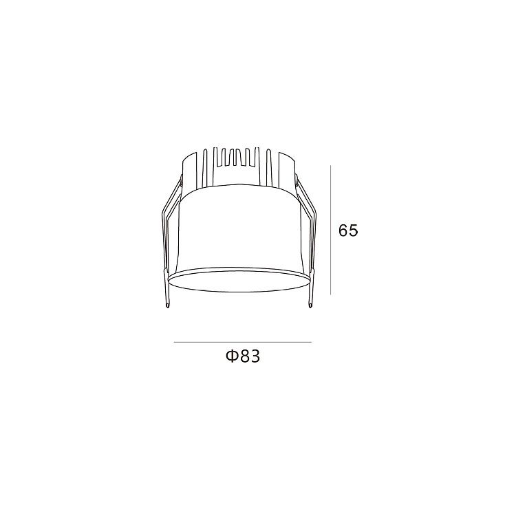 Skarlat RSL74W003-3 20W BK 4000K