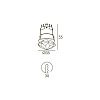 Skarlat RSL74366 3W BK 4000K-0