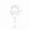 Skarlat RSL74331 10W WH+BK 4000K-0