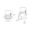 Skarlat  RSL74114 25W WH+BK 3000K-0